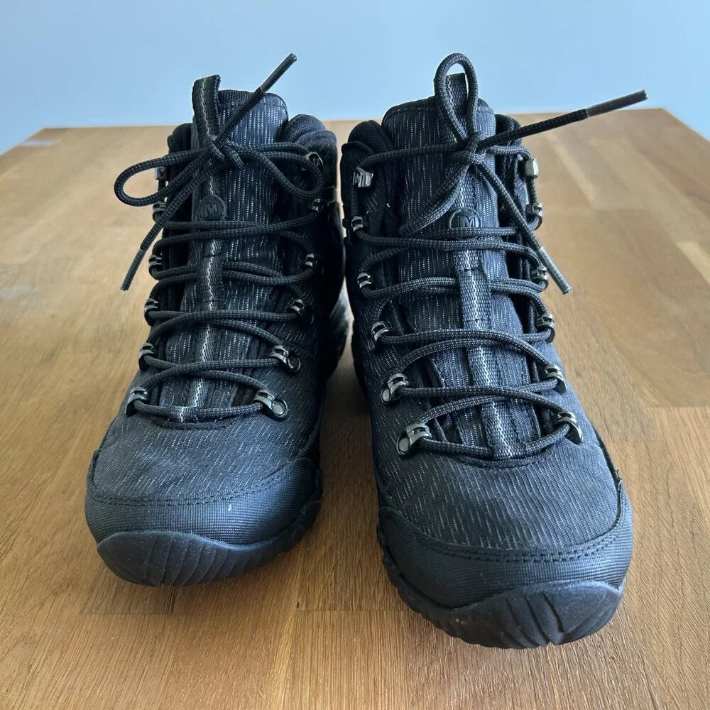 Merrell Womens Hiking Boots Waterproof Black Size 7 - Picture 2 of 6